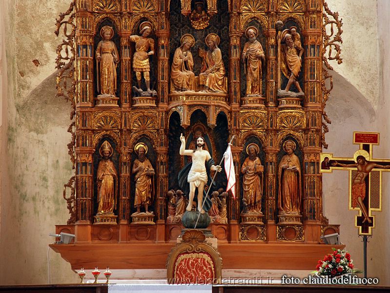 Altare Lignaeo nella chiesa di Santa Maria a Mare nelle isole tremiti